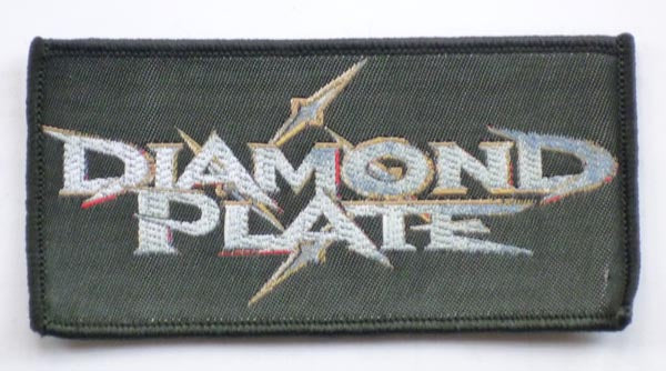 Diamond Plate "Logo" Woven Patch
