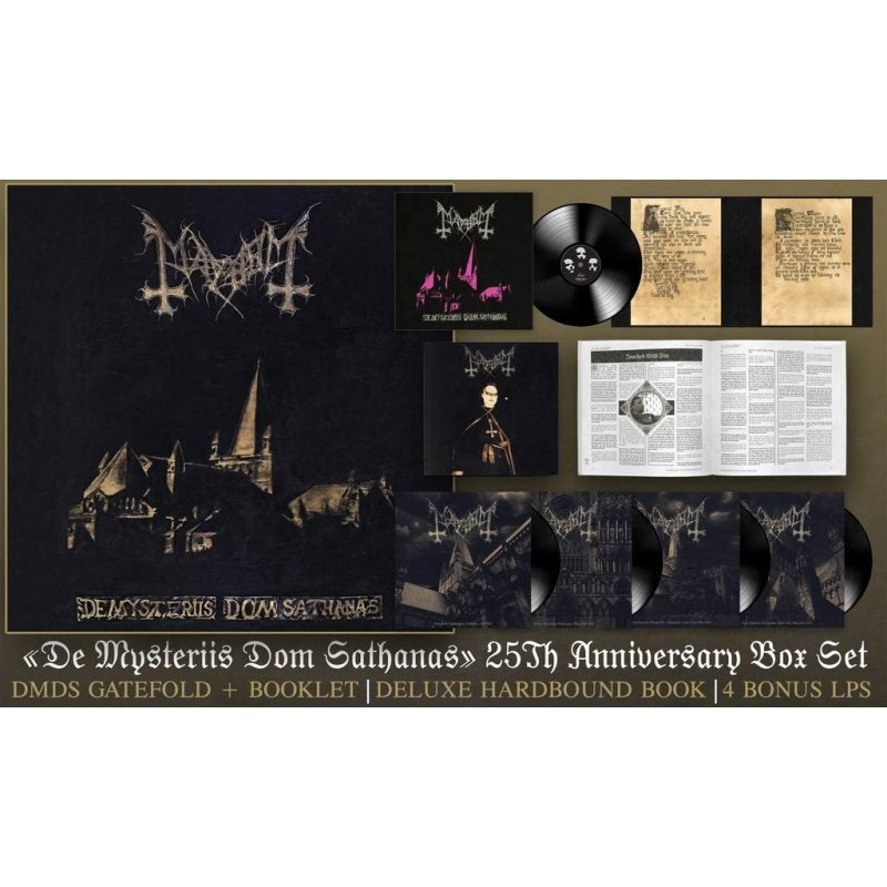 Mayhem "De Mysteriis Dom Sathanas" 25th Anniversary 5 Vinyl LP + Book Box Set