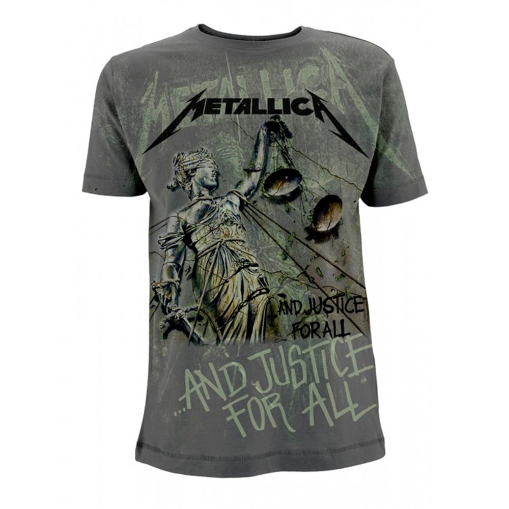 Metallica "And Justice For All Neon" All Over Print T shirt