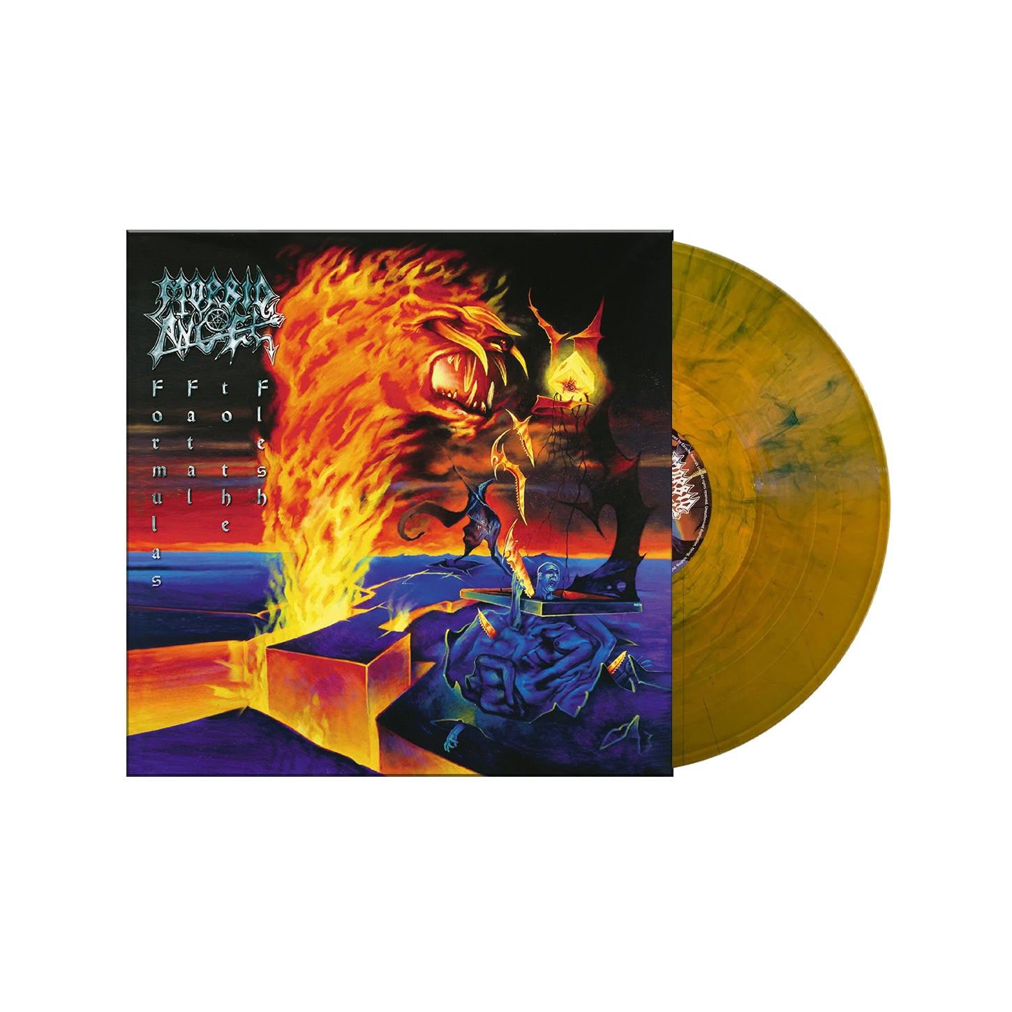 Morbid Angel "Formulas Fatal To The Flesh" FDR Gatefold 2x12" Orange / Blue Marble Vinyl (Ltd to 300 Copies)