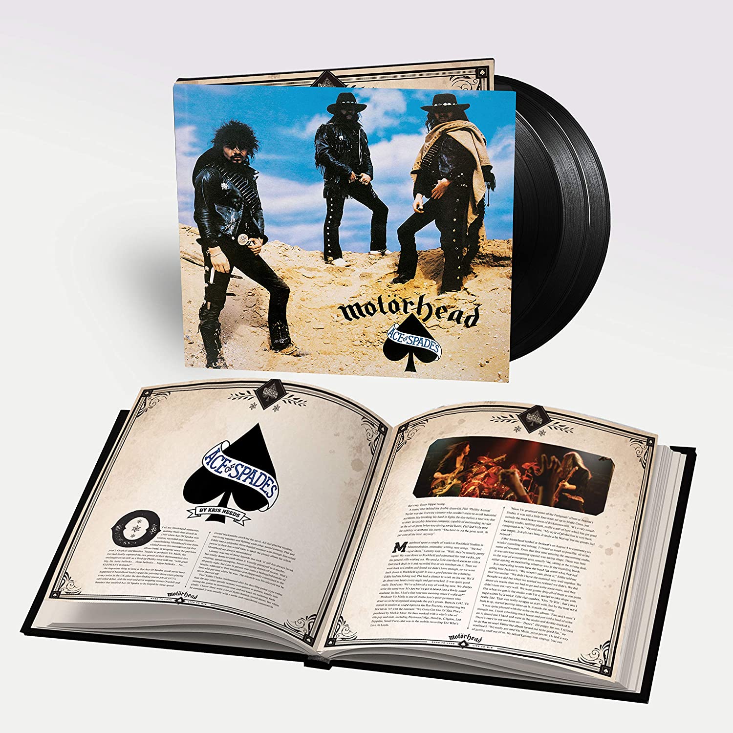 Motorhead "Ace Of Spades" Deluxe 3x12" VInyl Book