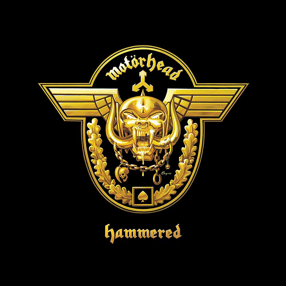 Motorhead "Hammered" 20th Anniversary Gold / Black Splatter Vinyl