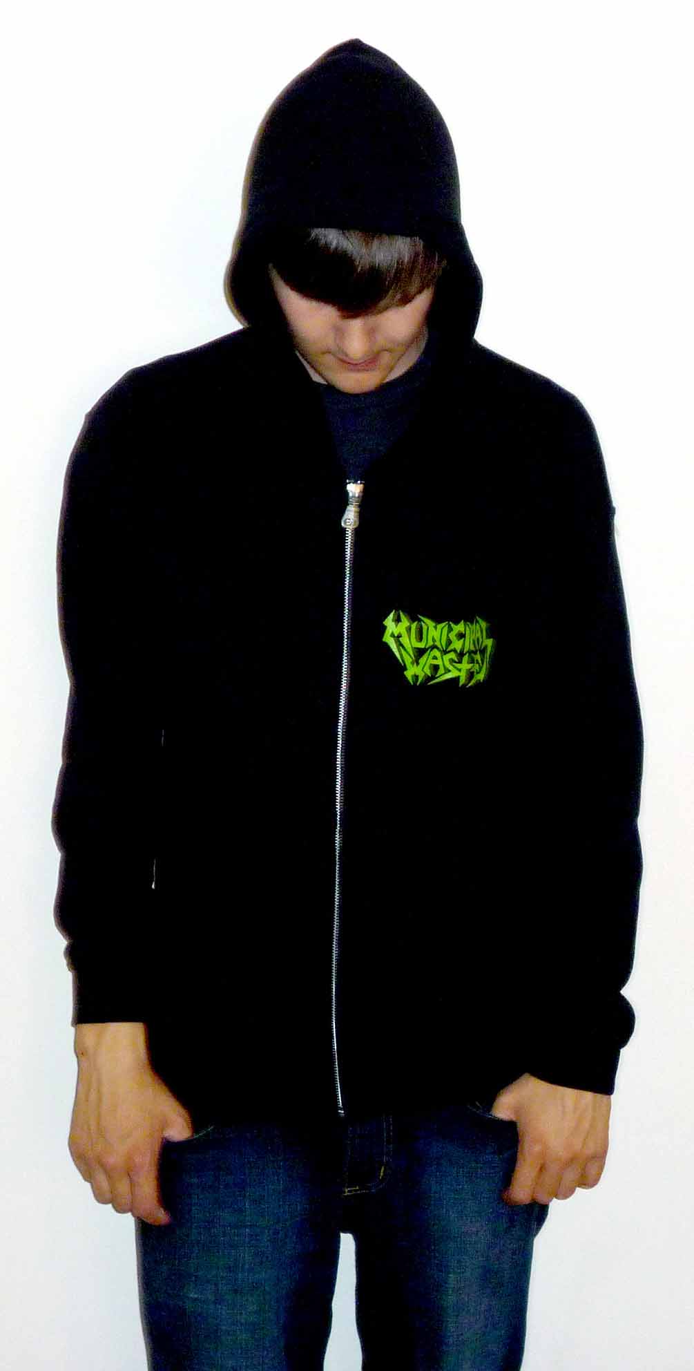 Municipal Waste "The Art Of Partying" Zip Up Hoodie