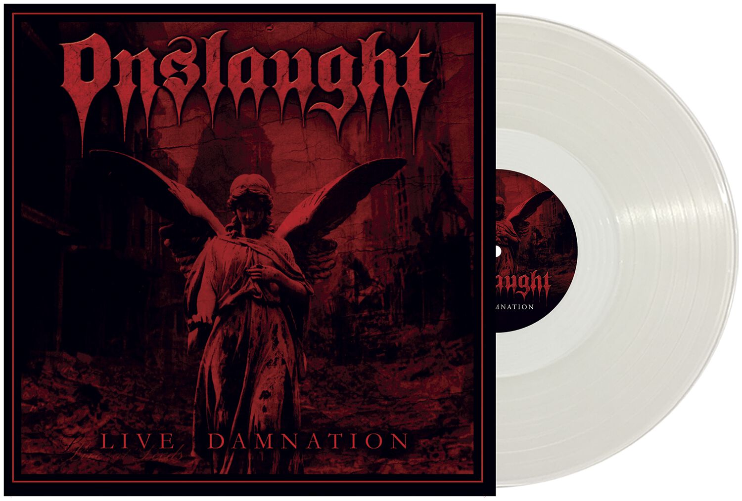Onslaught "Live Damnation" Clear Vinyl