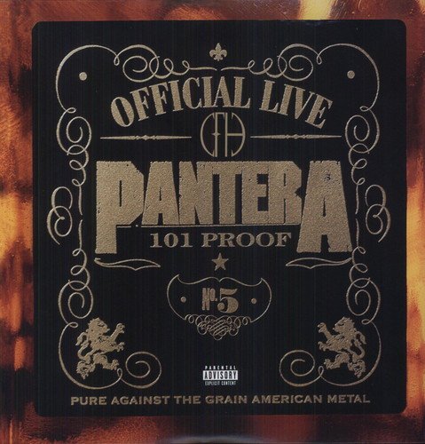 Pantera "The Great Official Live: 101 Proof" 2x12" Vinyl