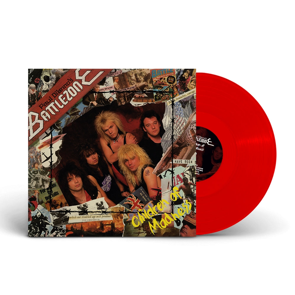 Paul Di'Anno's Battlezone "Children Of Madness" Red Vinyl