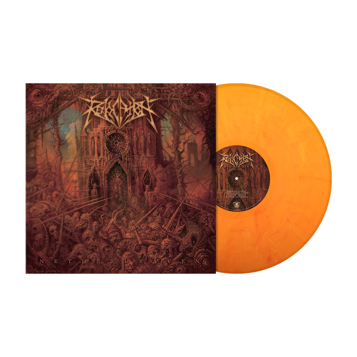 Revocation "Netherheaven" Sunset Orange Marbled Vinyl