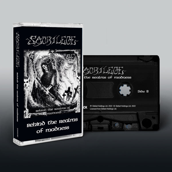 Sacrilege "Behind The Realms Of Madness" Cassette Tape