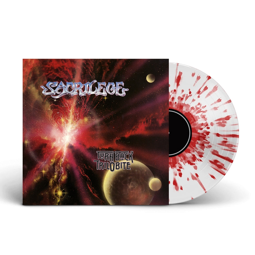 Sacrilege "Turn Back Trilobite" 2x12" Clear / Red Splatter Vinyl