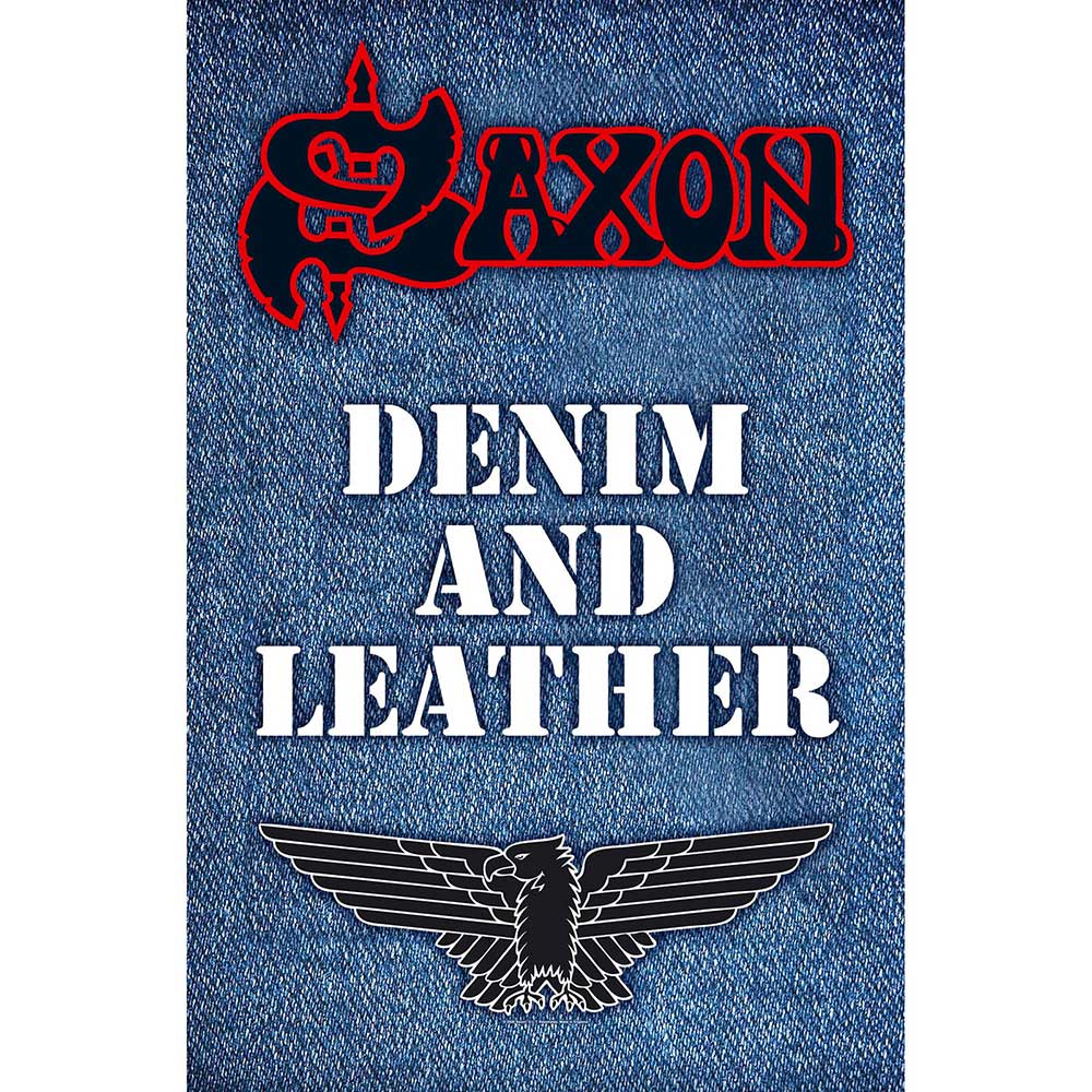 Saxon "Denim & Leather" Flag