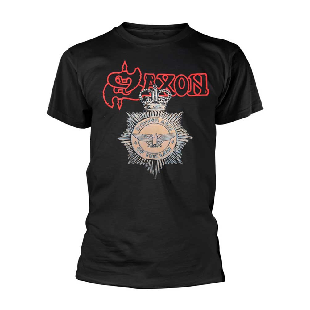 Saxon "Strong Arm Of The Law" T shirt