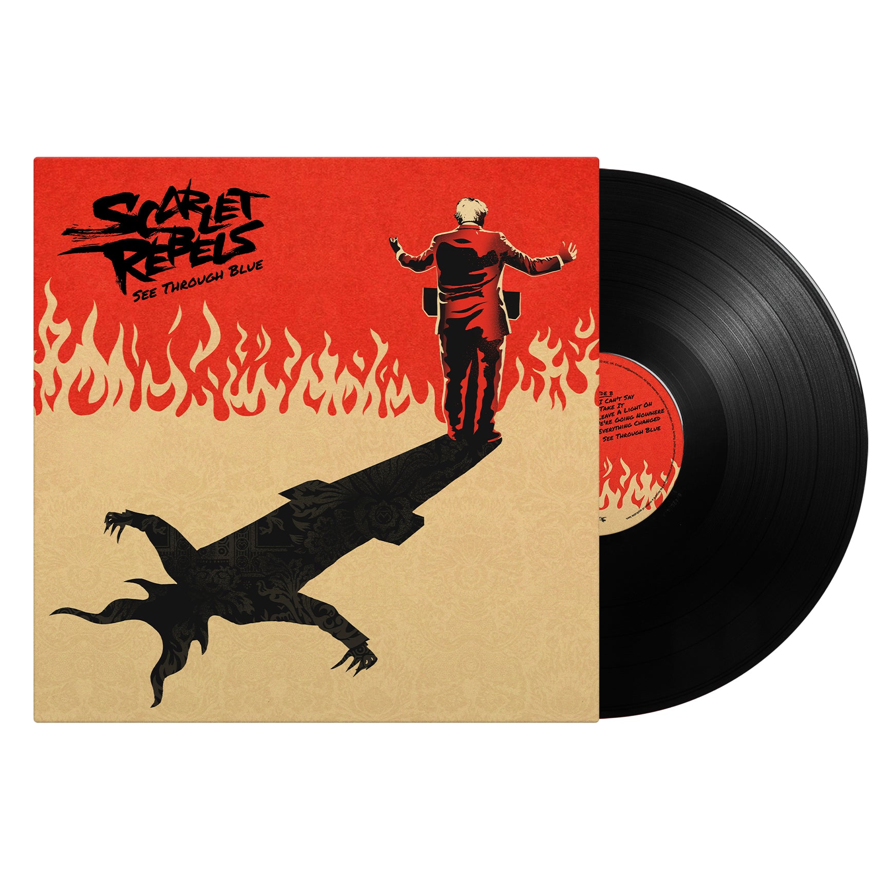 Scarlet Rebels "See Through Blue" Black Vinyl