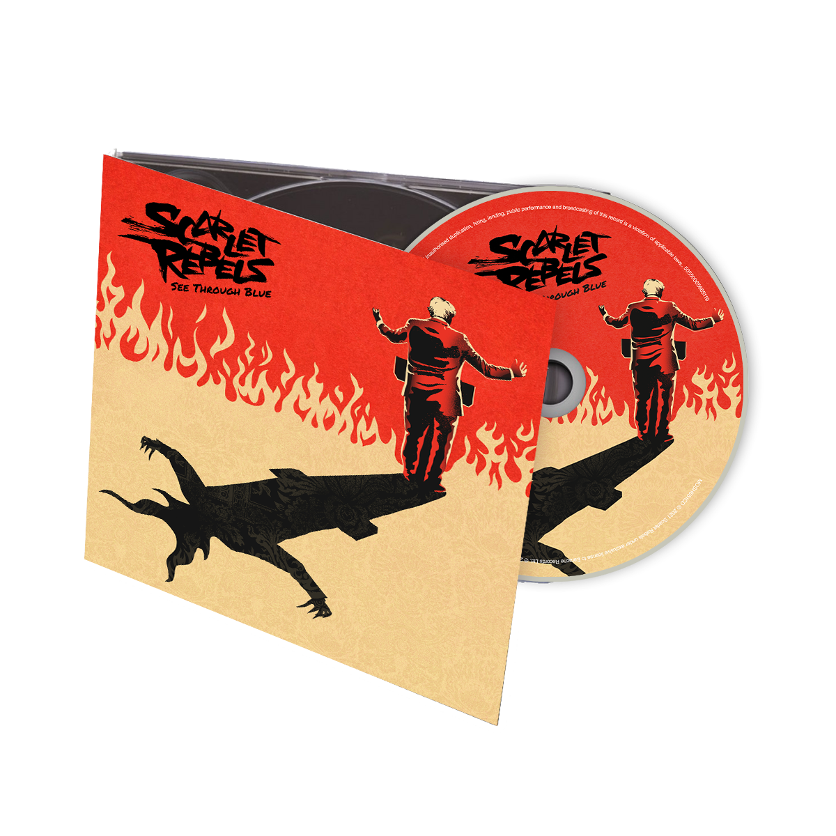 Scarlet Rebels "See Through Blue" Digipak CD