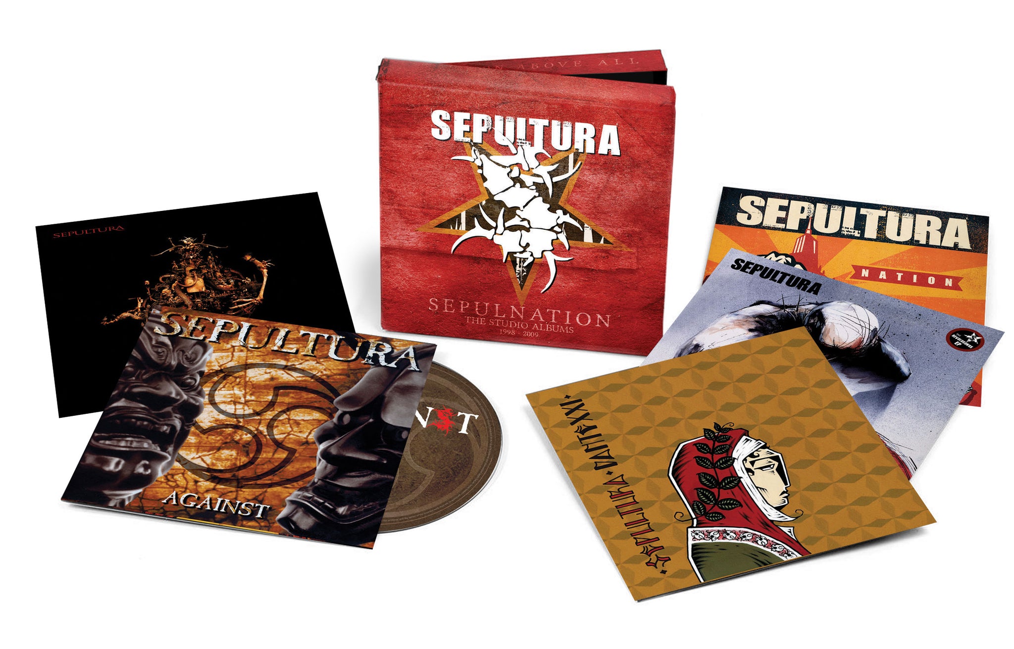 Sepultura "Sepulnation - The Studio Albums 1998-2009" 5 CD Clam Shell Box