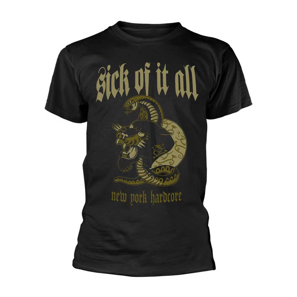 Sick Of It All "Panther" Black T shirt