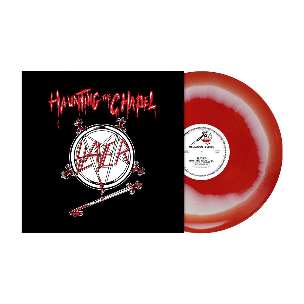 Slayer "Haunting The Chapel" Red White Melt Vinyl