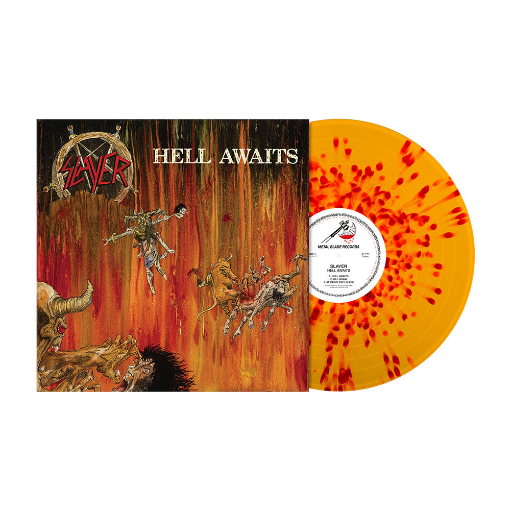 Slayer "Hell Awaits" Orange / Red Splatter Vinyl