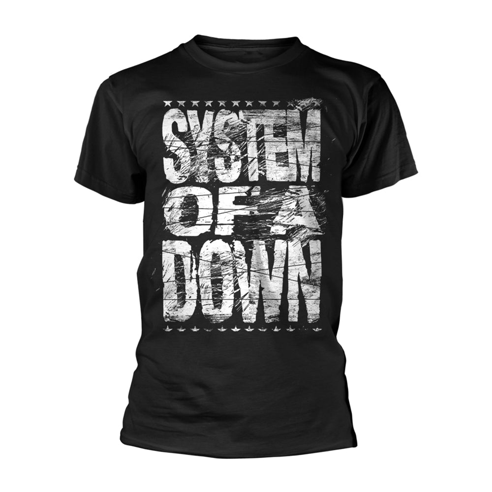 System Of A Down "Distressed Logo" T shirt
