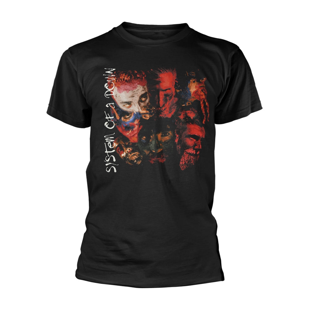 System Of A Down 'Reflections' Yellow Mineral Wash T-Shirt - New Unisex Short Sleeve
