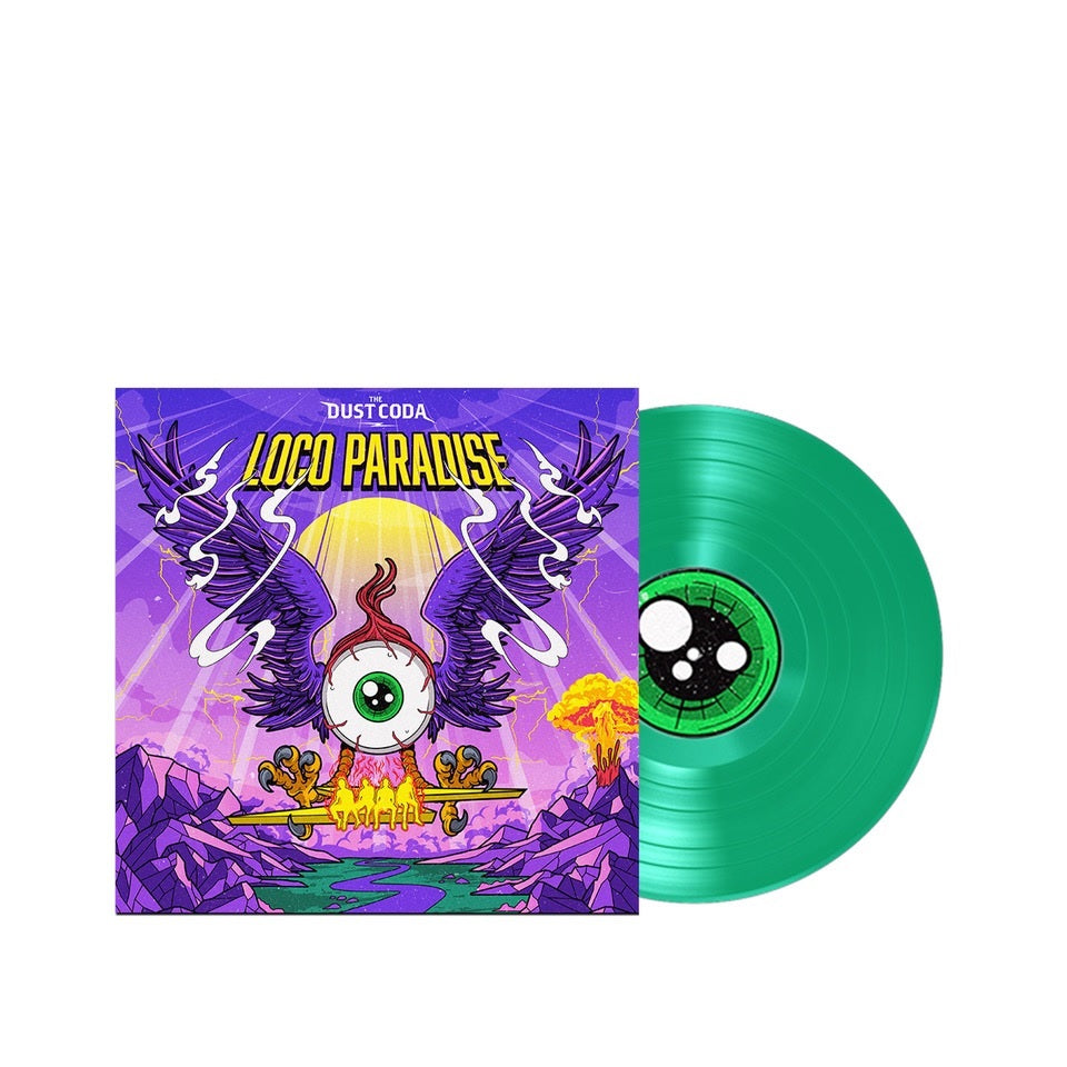 The Dust Coda "Loco Paradise" Green Vinyl w/ 12 Page Booklet