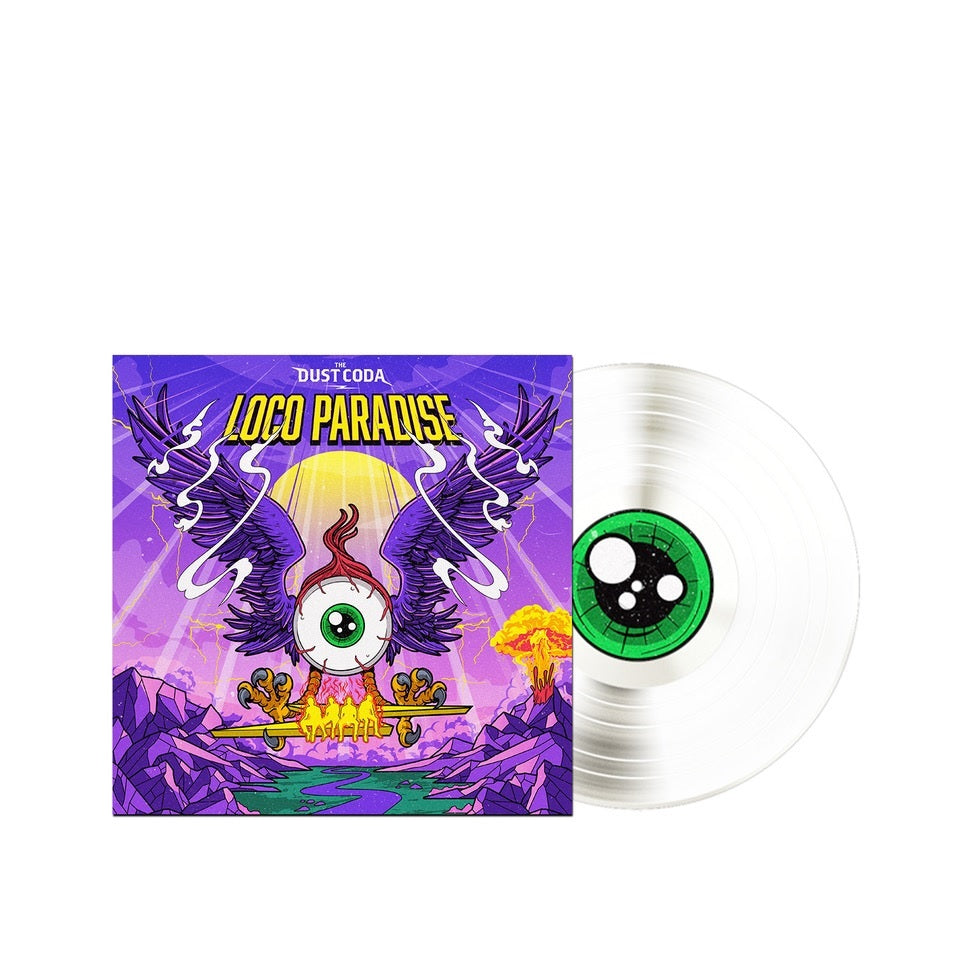 The Dust Coda "Loco Paradise" White Vinyl w/ 12 Page Booklet