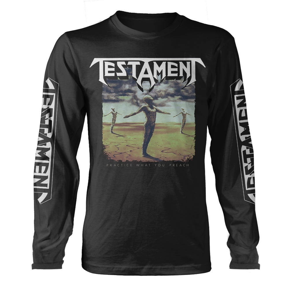 Testament "Practice What You Preach" Long Sleeve T shirt - Size S