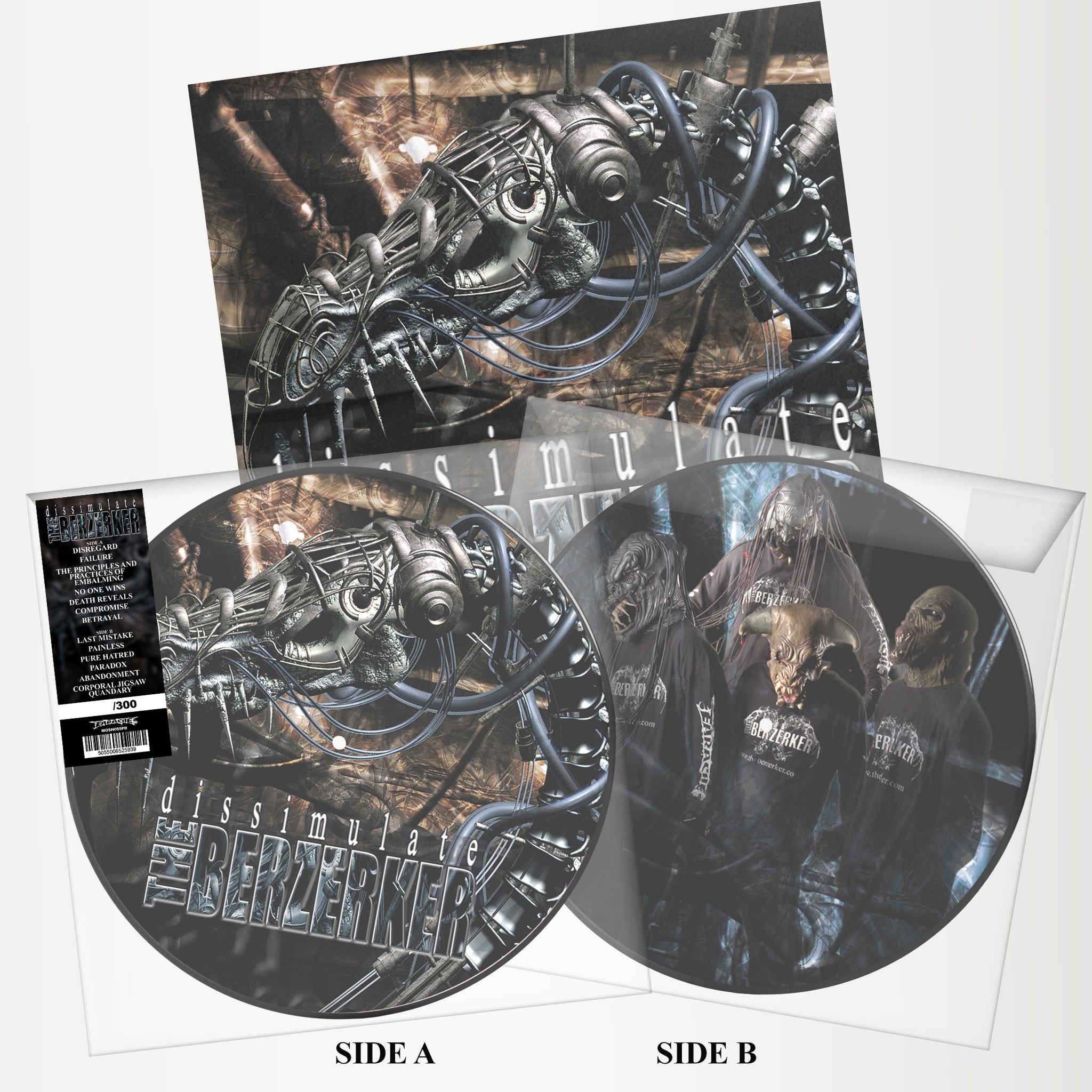 The Berzerker "Dissimulate" Hand Numbered Picture Disc Vinyl inc. Poster (Limited to 300 Copies)