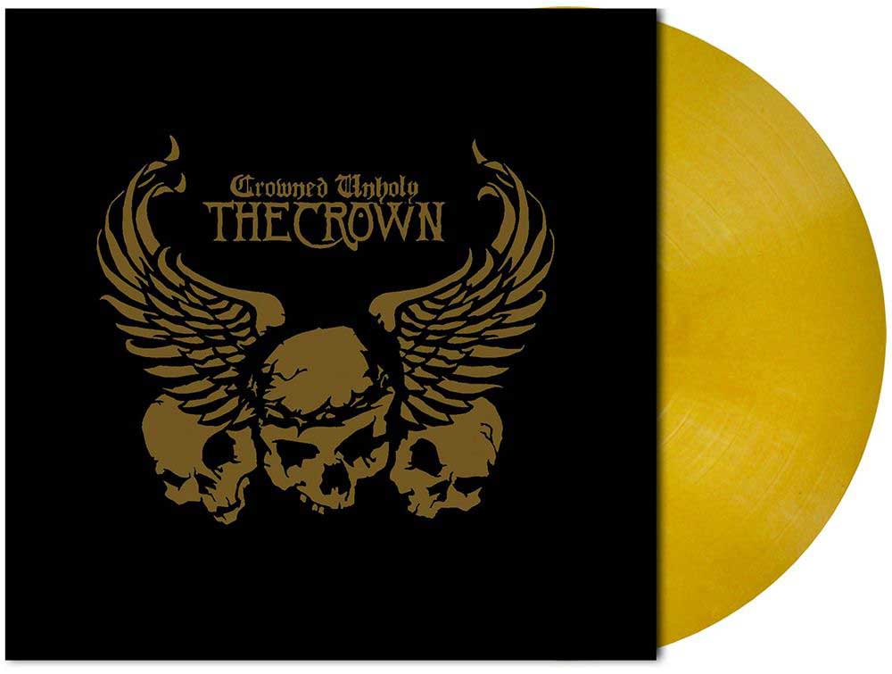 The Crown "Crowned Unholy" Golden Yellow Marbled Vinyl