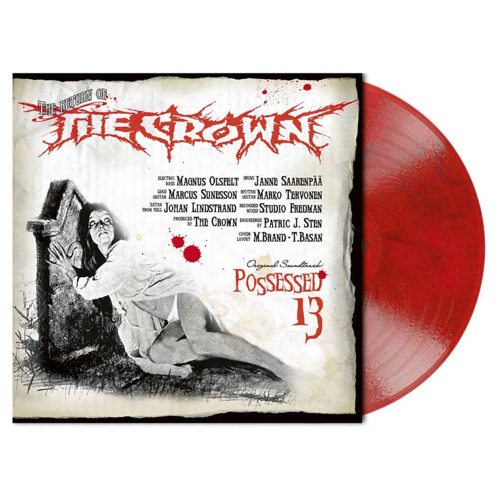The Crown "Possessed 13" Red / Black Marbled Vinyl (Limited to 200 Copies)