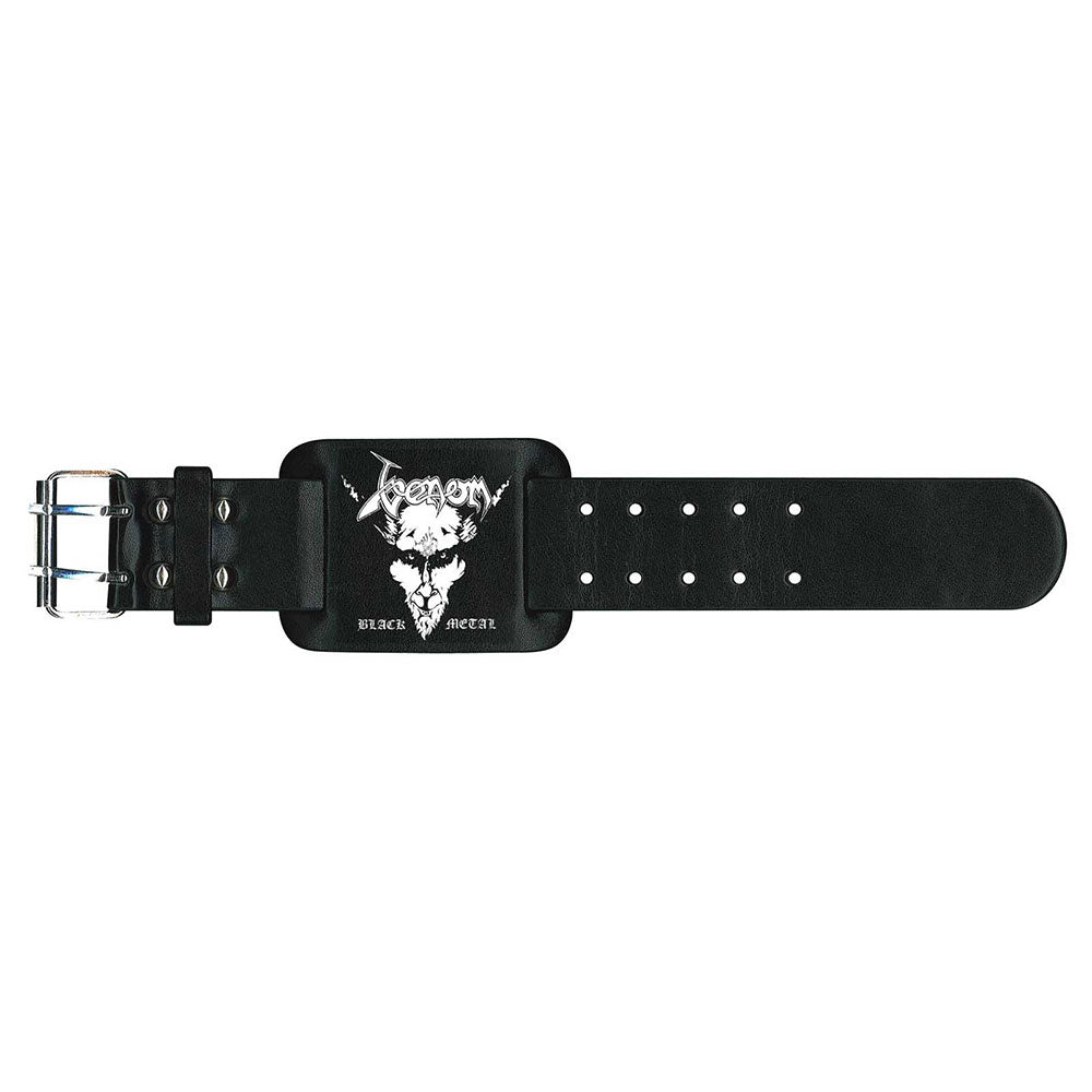 Venom "Black Metal" Leather Wrist Strap