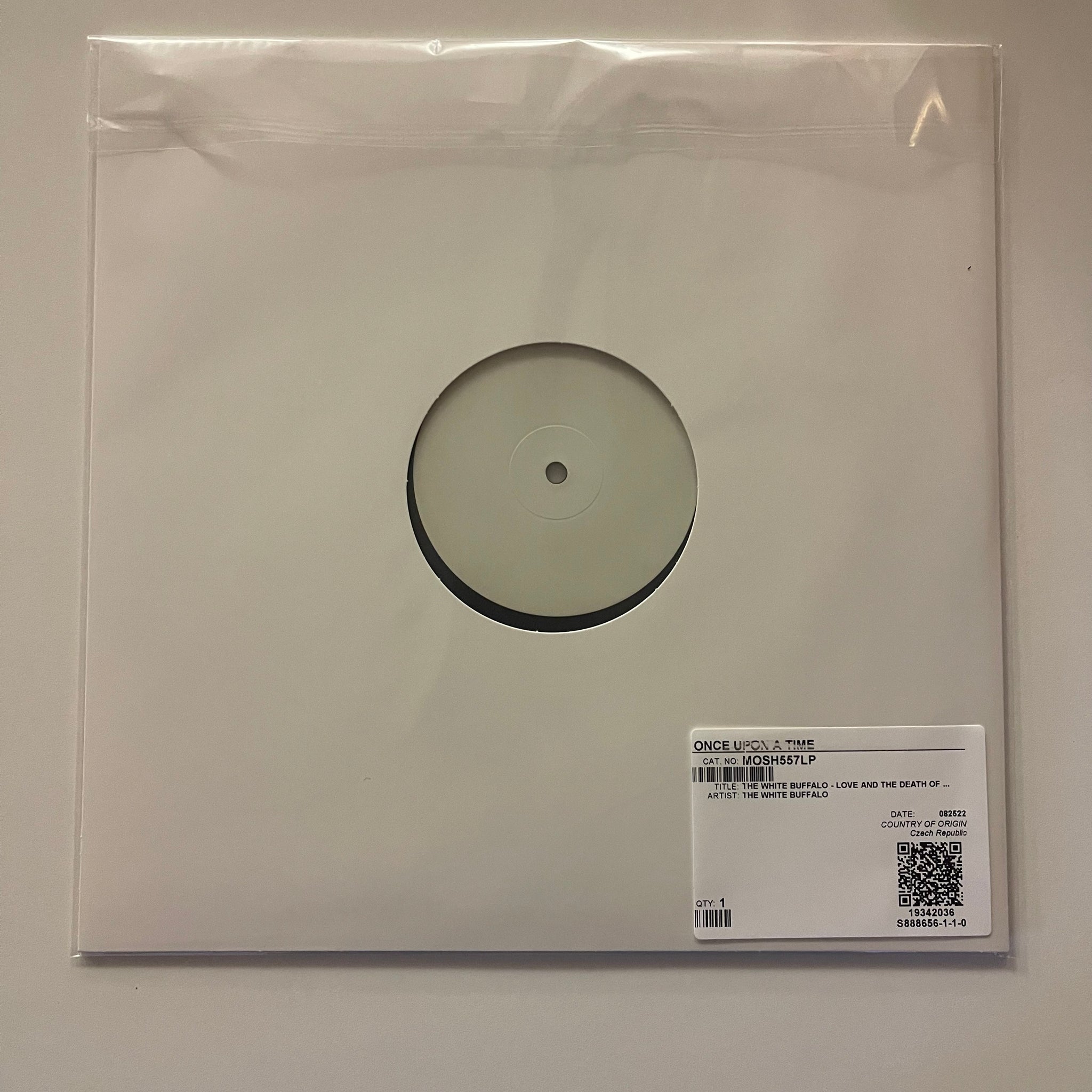 The White Buffalo "Love And The Death Of Damnation" Test Pressing Vinyl (Ltd to 5 Copies)